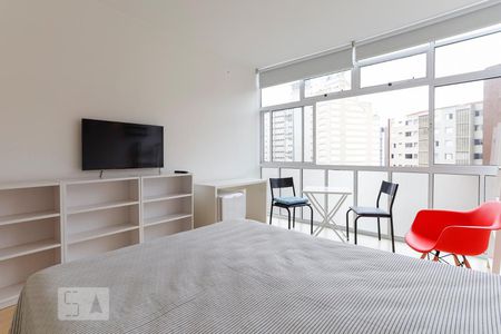 Studio para alugar com 26m², 1 quarto e sem vagaQuarto