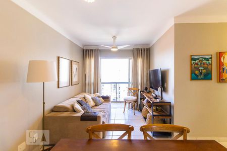 Sala de apartamento para alugar com 2 quartos, 73m² em Mansões Santo Antônio, Campinas