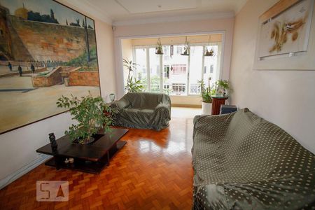 Sala de Apartamento com 4 quartos, 160m² Copacabana