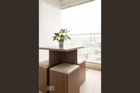 Varanda da Sala de apartamento à venda com 2 quartos, 65m² em Santa Maria, Santo André