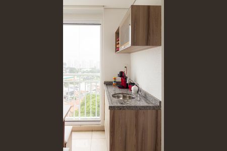 Varanda da Sala de apartamento à venda com 2 quartos, 65m² em Santa Maria, Santo André