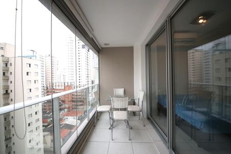 Varfanda de apartamento para alugar com 1 quarto, 36m² em Brooklin, São Paulo