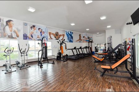 Casa de condomínio para alugar com 130m², 3 quartos e 2 vagasÁrea comum - Academia