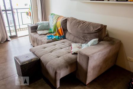 Sofá de apartamento à venda com 3 quartos, 114m² em Campestre, Santo André