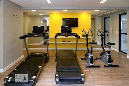 Studio à venda com 28m², 1 quarto e sem vaga Studio à venda com 28m², 1 quarto e sem vagaAcademia
