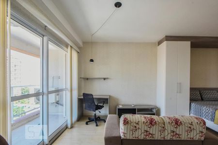 Sala de apartamento à venda com 1 quarto, 36m² em Brooklin, São Paulo