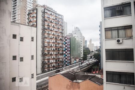 Vista da Sala de kitnet/studio para alugar com 1 quarto, 36m² em Vila Buarque, São Paulo