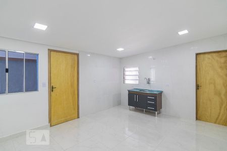 Cozinha de casa para alugar com 1 quarto, 33m² em Vila Linda, Santo André