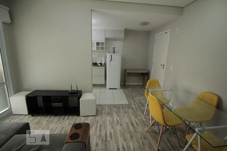 Sala de apartamento à venda com 1 quarto, 42m² em Jardim Ermida I, Jundiaí