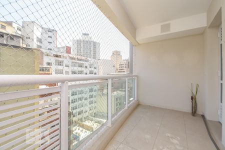 Varanda da Sala de apartamento para alugar com 2 quartos, 65m² em Centro, São Paulo