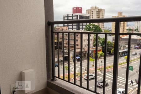 varanda de kitnet/studio para alugar com 1 quarto, 26m² em Mirandópolis, São Paulo