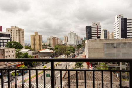 varanda de kitnet/studio para alugar com 1 quarto, 26m² em Mirandópolis, São Paulo