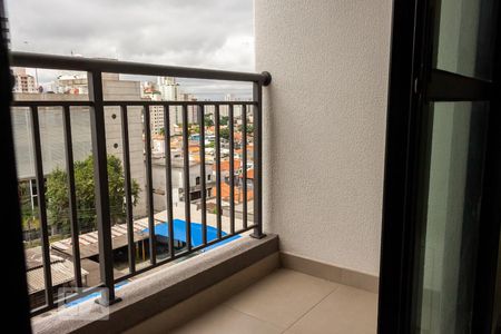 varanda de kitnet/studio para alugar com 1 quarto, 26m² em Mirandópolis, São Paulo