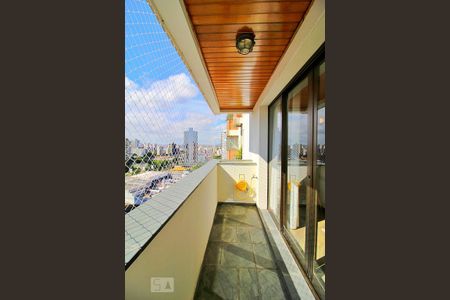 Varanda da Sala de apartamento à venda com 3 quartos, 133m² em Centro, Santo André