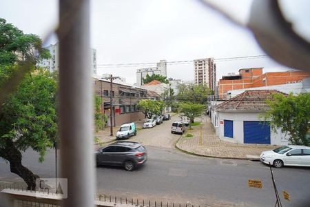 Quarto 1 - Varanda - Vista de apartamento à venda com 1 quarto, 45m² em Floresta, Porto Alegre