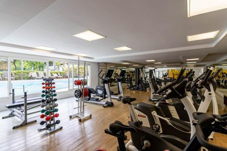 Apartamento para alugar com 60m², 1 quarto e 2 vagas Apartamento para alugar com 60m², 1 quarto e 2 vagasÁrea comum do prédio