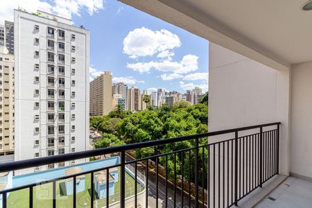 Apartamento para alugar com 35m², 1 quarto e 1 vagaVaranda