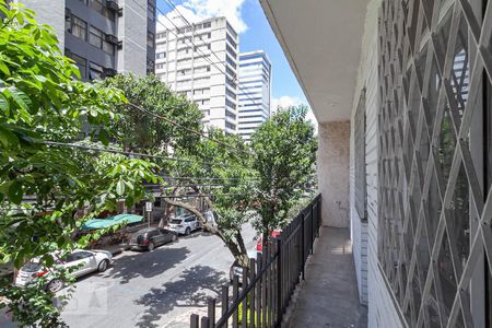 Varanda da sala 1 de apartamento à venda com 3 quartos, 110m² em Savassi, Belo Horizonte
