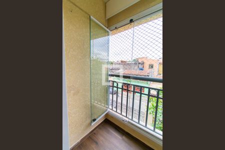 Varanda da Sala de apartamento para alugar com 2 quartos, 45m² em Vila Tolstoi, São Paulo