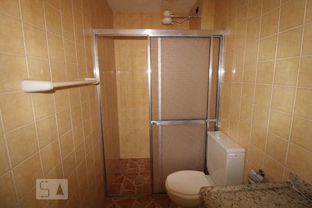 Banheiro de apartamento à venda com 1 quarto, 42m² em Botafogo, Campinas