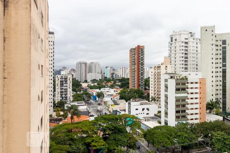 Vista de apartamento à venda com 3 quartos, 90m² em Indianópolis, São Paulo