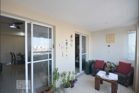 Varanda da Sala de apartamento à venda com 2 quartos, 90m² em Vila Firmiano Pinto, São Paulo