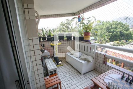 Varanda da Sala de apartamento à venda com 3 quartos, 99m² em Taquara, Rio de Janeiro