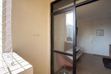 Varanda da Sala de apartamento para alugar com 1 quarto, 40m² em Indianópolis, São Paulo