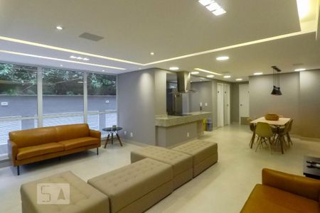 Studio para alugar com 39m², 1 quarto e 1 vaga Studio para alugar com 39m², 1 quarto e 1 vagaÁrea comum - Salão de festas
