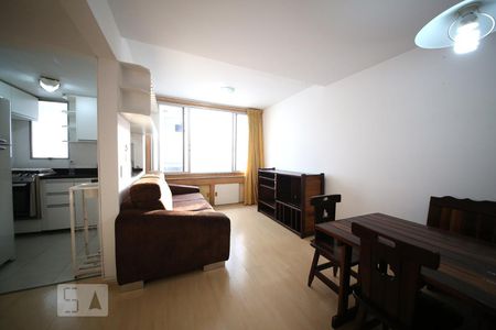 Cozinha - Sala de apartamento para alugar com 3 quartos, 77m² em Brooklin Paulista, São Paulo