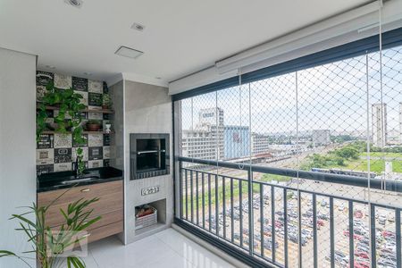 Varanda Gourmet de apartamento para alugar com 3 quartos, 88m² em Campestre, Santo André