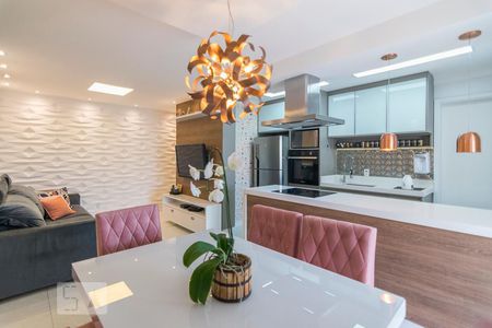Sala de apartamento para alugar com 3 quartos, 88m² em Campestre, Santo André