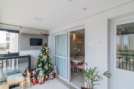 Varanda Gourmet de apartamento para alugar com 3 quartos, 88m² em Campestre, Santo André