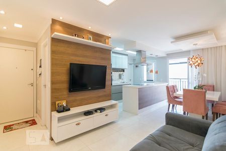 Sala de apartamento para alugar com 3 quartos, 88m² em Campestre, Santo André