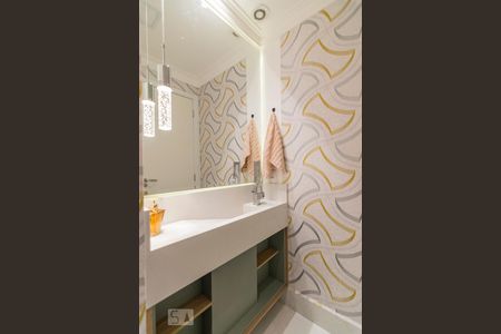 Lavabo de apartamento para alugar com 3 quartos, 88m² em Campestre, Santo André
