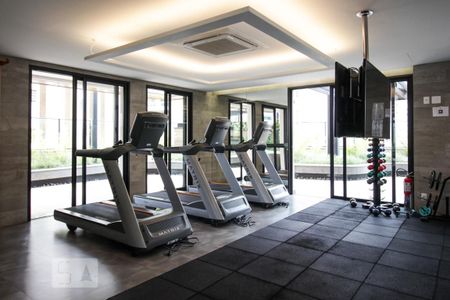 Apartamento à venda com 49m², 1 quarto e 1 vaga Apartamento à venda com 49m², 1 quarto e 1 vagaÁrea comum - Academia