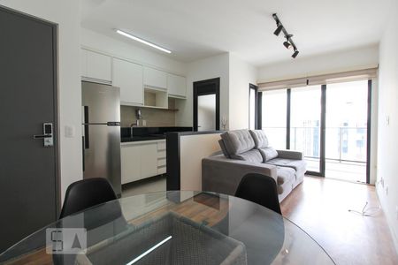 Sala de apartamento à venda com 1 quarto, 49m² em Vila Nova Conceição, São Paulo
