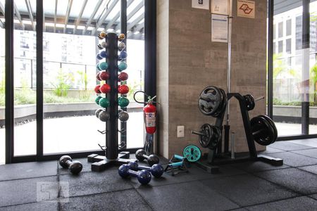 Apartamento à venda com 49m², 1 quarto e 1 vaga Apartamento à venda com 49m², 1 quarto e 1 vagaÁrea comum - Academia