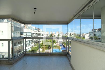Vista - Sala de apartamento à venda com 4 quartos, 186m² em Recreio dos Bandeirantes, Rio de Janeiro