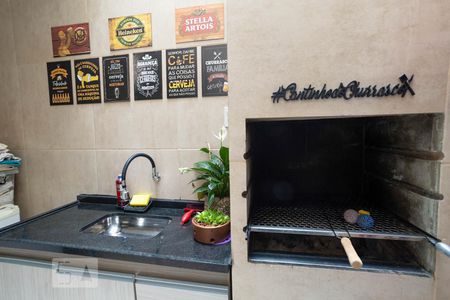 Churrasqueira de casa de condomínio à venda com 2 quartos, 76m² em Vila Bela, São Paulo