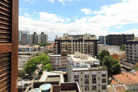 Vista do quarto de apartamento à venda com 1 quarto, 43m² em Menino Deus, Porto Alegre