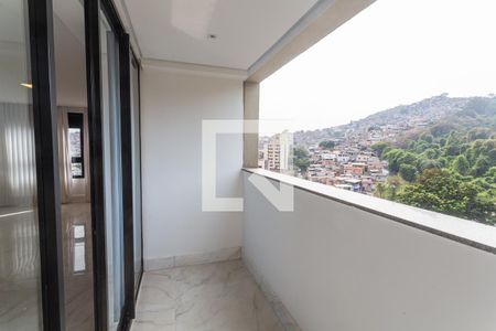 Varanda da Sala 1 de apartamento para alugar com 4 quartos, 357m² em Serra, Belo Horizonte