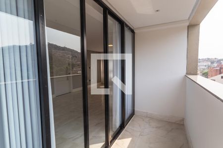 Varanda da Sala 1 de apartamento para alugar com 4 quartos, 357m² em Serra, Belo Horizonte