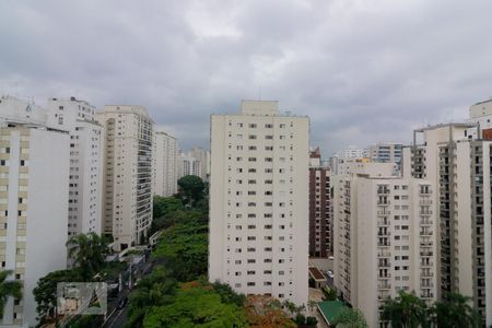 Vista Sala de apartamento para alugar com 3 quartos, 90m² em Moema, São Paulo