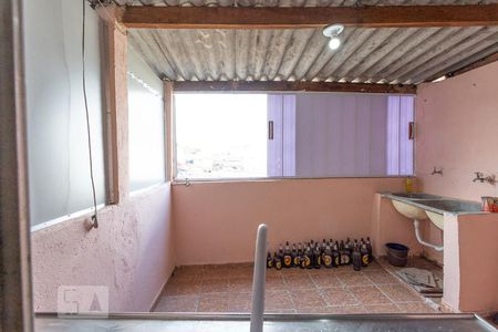 Vista da sala  de casa para alugar com 1 quarto, 45m² em Casa Grande, Diadema