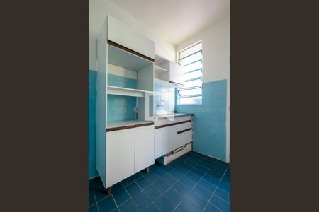 Cozinha de kitnet/studio à venda com 1 quarto, 35m² em Menino Deus, Porto Alegre