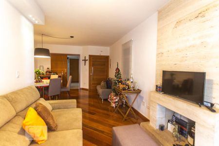 Sala de estar de apartamento à venda com 3 quartos, 128m² em Nova Petrópolis, São Bernardo do Campo