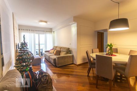 Sala de estar de apartamento à venda com 3 quartos, 128m² em Nova Petrópolis, São Bernardo do Campo