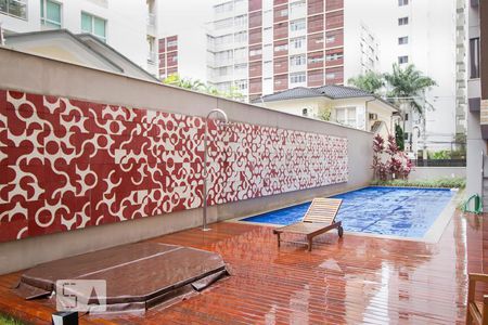 Studio para alugar com 38m², 1 quarto e 1 vaga Studio para alugar com 38m², 1 quarto e 1 vagaÁrea comum - Piscina