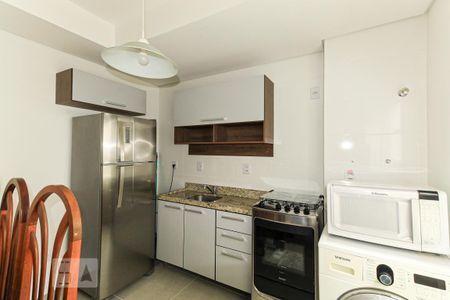 Cozinha de kitnet/studio para alugar com 1 quarto, 38m² em Cidade Baixa, Porto Alegre